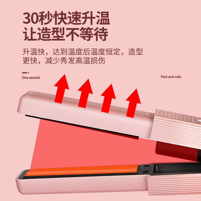 GlamWave™|どこでも使えるコードレスヘアアイロン ― 軽量・高性能・3段階温度調整で驚きの仕上がり