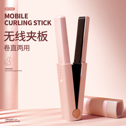 GlamWave™｜どこでも使えるコードレスヘアアイロン ― 軽量・高性能・3段階温度調整で驚きの仕上がり